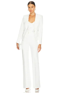 Veronica Beard Judy Pant Off-white -Fashion Clothing VBRD WP41 V4