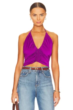Veronica Beard Nikita Top Dark Violet