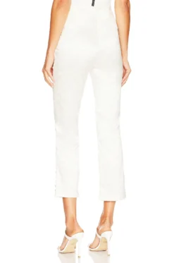 Paul Pants White Mini Floral Brocade -Fashion Clothing VCHP WP1 V3