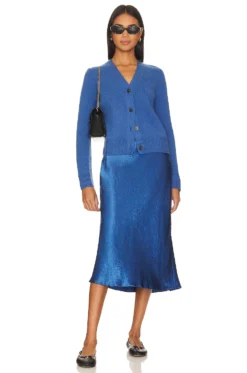 Vince Flat Placket Cardi Riverine -Fashion Clothing VINCE WK536 V4