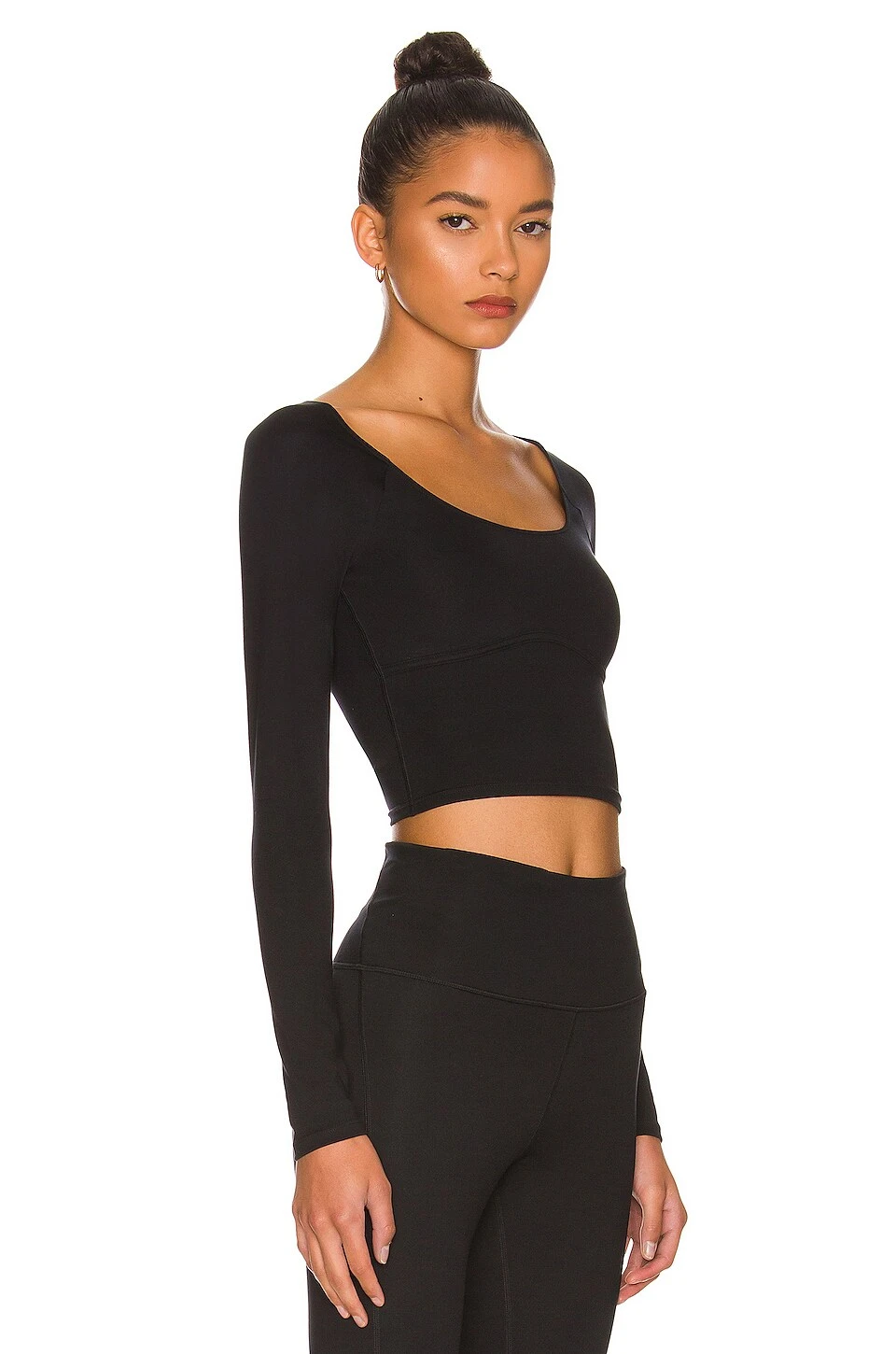 MoveWell Leo Long Sleeve Top Black 2 MoveWell Leo Long Sleeve Top Black - Image 2
