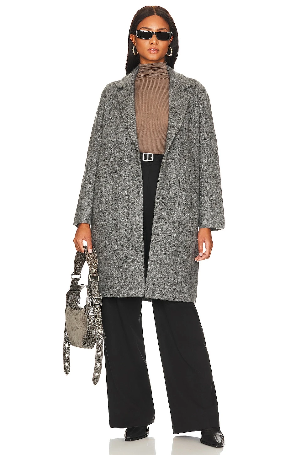 Coatigan Brushed Grey 1 Coatigan Brushed Grey