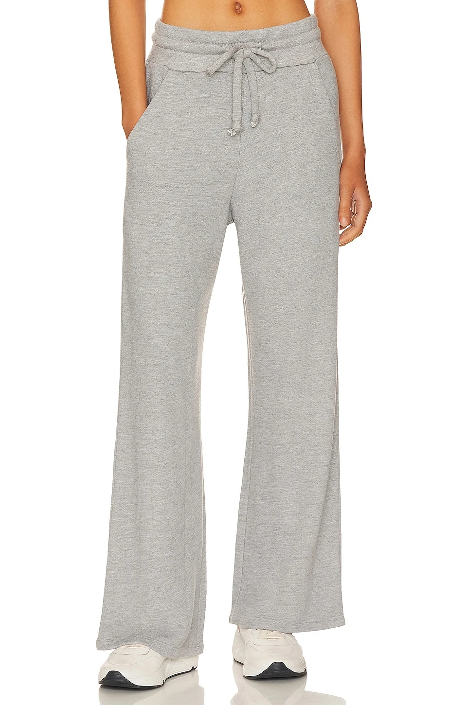 Wideleg Stroll Sweatpant Heather Grey 1 Wideleg Stroll Sweatpant Heather Grey