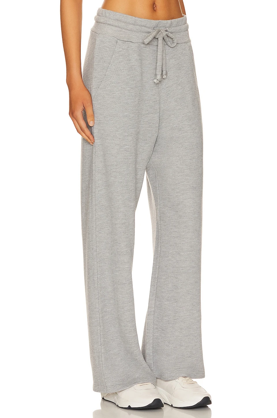 Wideleg Stroll Sweatpant Heather Grey 2 Wideleg Stroll Sweatpant Heather Grey - Image 2